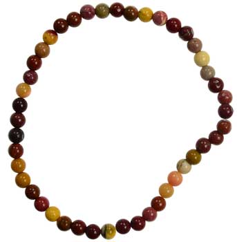 4mm Mookaite Jasper stretch bracelet