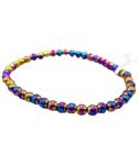 4mm Rainbow Hematite stretch bracelet