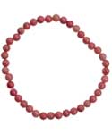 4mm Rhodonite stretch bracelet