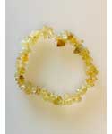 Citrine chip bracelet