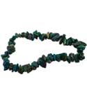 Chrysocolla chip bracelet