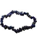 Lapis chip bracelet