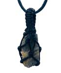 Labradorite rough tread cage pendant