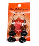 Root chakra earrings