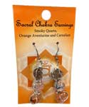 Sacral chakra earrings