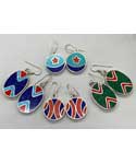 Inlay various earrings