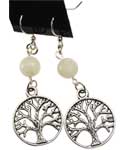 Moonstone Tree of Life earrings