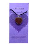 Optimism Purple Aventurine heart