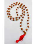 Rudraksha & Quartz japmala