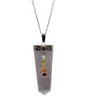 Selenite Chakra necklace