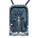 Saint Brigid pewter