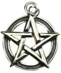 Pentacle pendant sterling