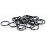 (set of 100) 3mm Hematite rings