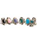 Stone adjustable ring (various)