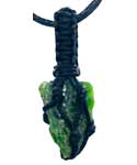 Diopside, Chrome rough tread cage pendant