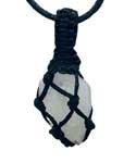 Moonstone, Rainbow rough tread cage pendant