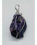 Amethyst wire wrapped