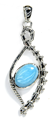 Larimar pendant