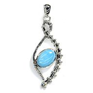 Larimar pendant