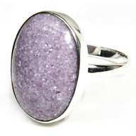 size 7 Lepidolite ring