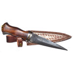 Rosewood Damascus athame