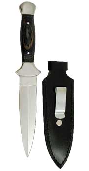 Black Faux Wooden Handled athame 9