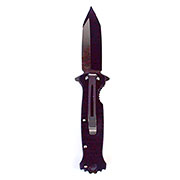 Black Metal Folding athame