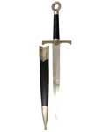 Black Medieval athame