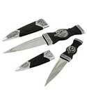 Two Piece Scottish Sgian athame set