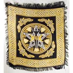 Pentagram Goddess altar cloth 18