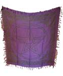 Pentagram altar cloth 36