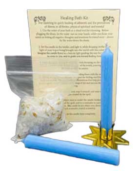 Healing bath kit