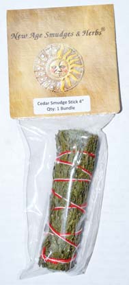 Cedar smudge stick 3-4