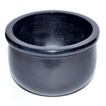 Black Stone Scrying Bowl/Smudge Pot 3