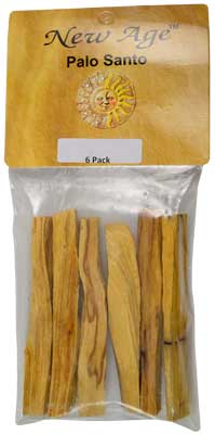 6 pack Palo Santo smudge sticks 3 1/2