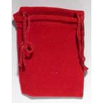 Red Velveteen Bag