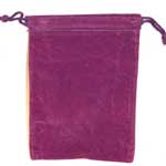 Purple Velveteen Bag