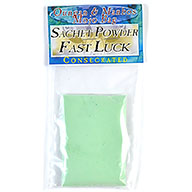 .5oz Fast Luck sachet powder consecrated