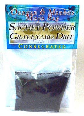 .5oz Graveyard Dirt sachet powder consecrated