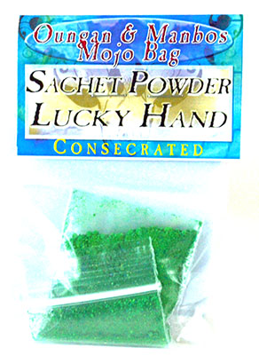 .5oz Lucky Hand sachet powder consecrated