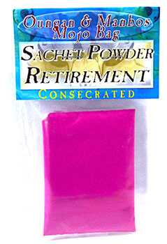 .5oz Retirement sachet powder consecrated